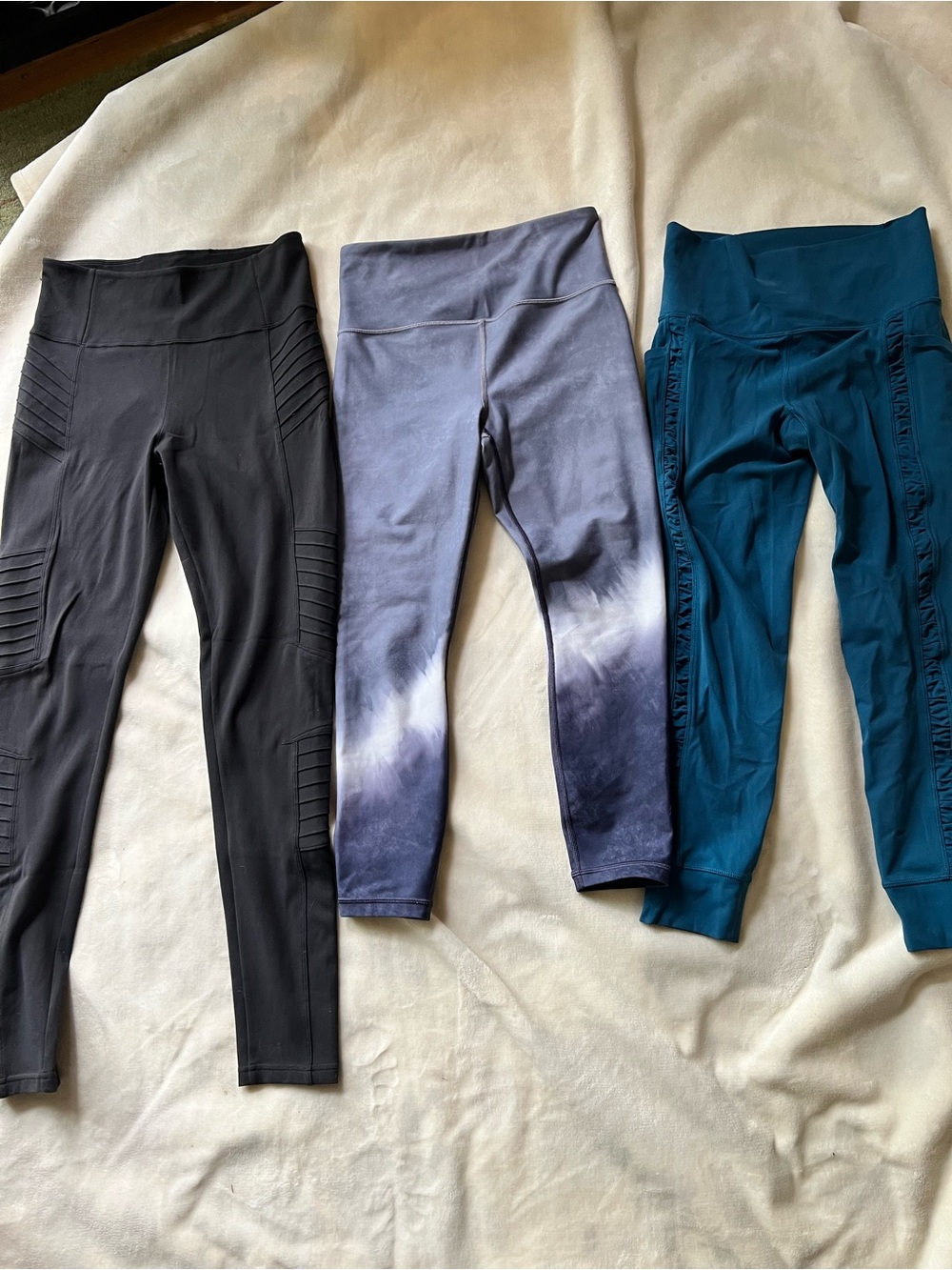 Athleta lot salutation & elation tights S leggings w/bonus Delancey moto tight